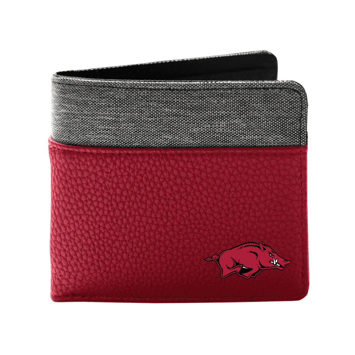 AR Razorbacks Pebble BiFold Wallet