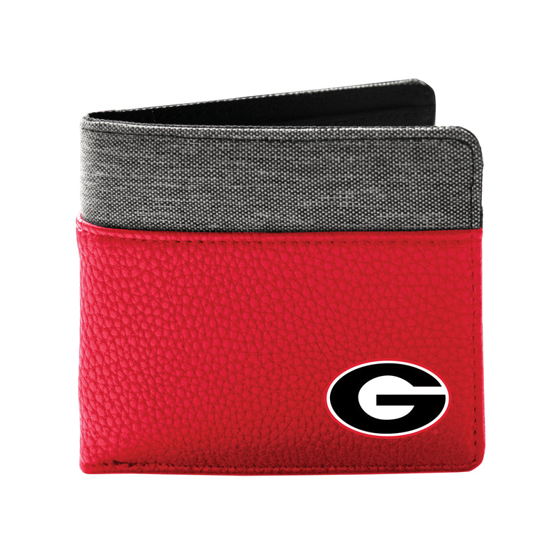 GA Bulldogs Pebble BiFold Wallet