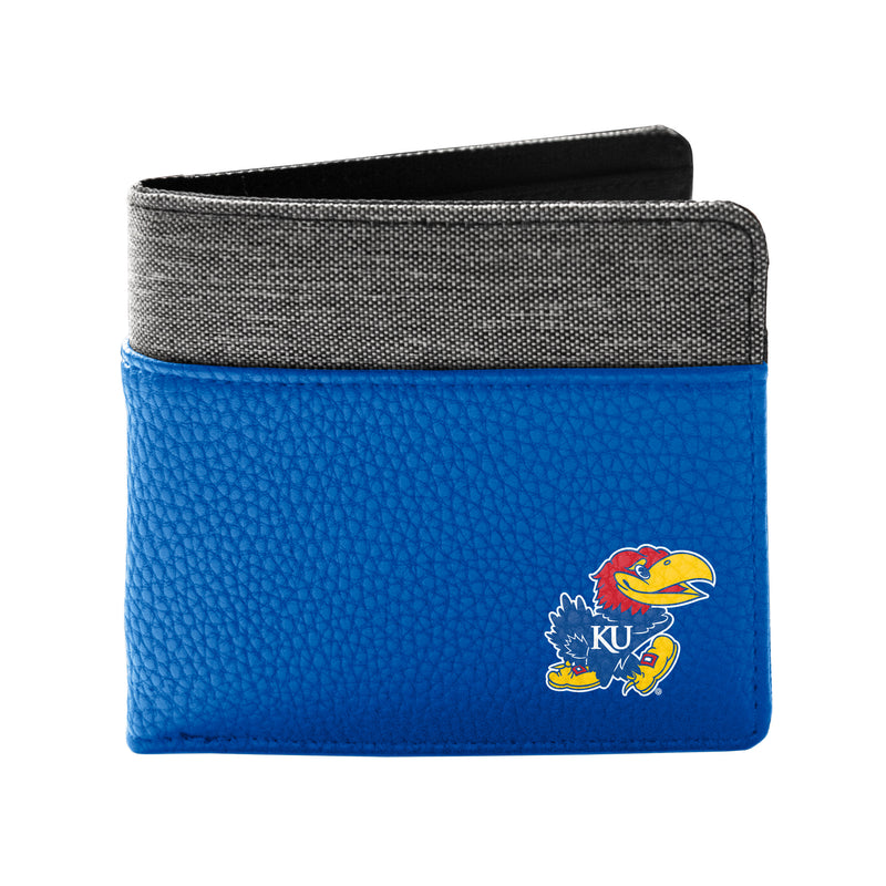 KS Jayhawks Pebble BiFold Wallet