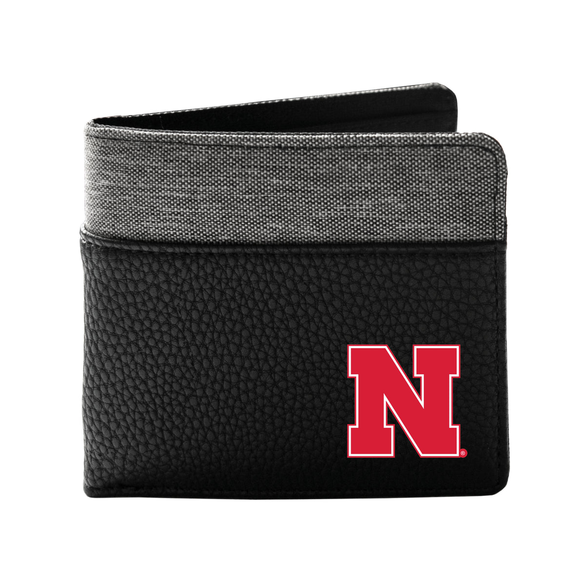 NE Cornhuskers Pebble BiFold Wallet