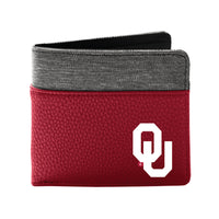 OK Sooners Pebble BiFold Wallet