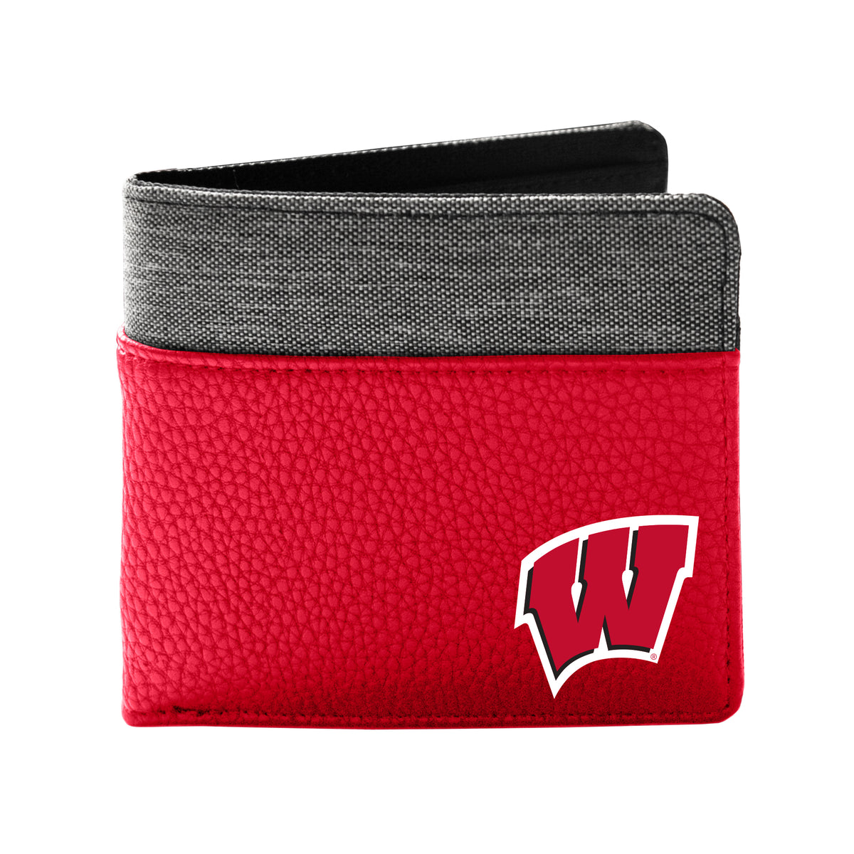 WI Badgers Pebble BiFold Wallet