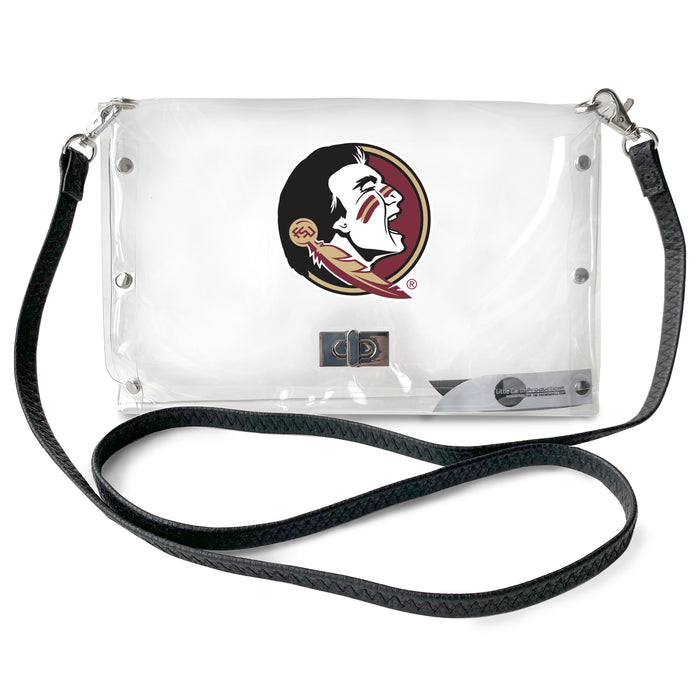 FL State Seminoles Clear Envelope Purse