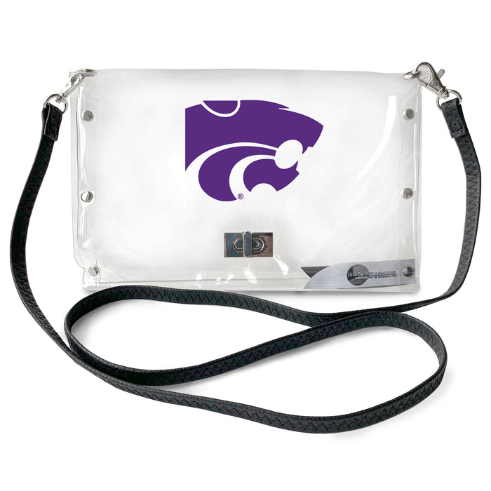 KS State Wildcats Clear Envelope Purse