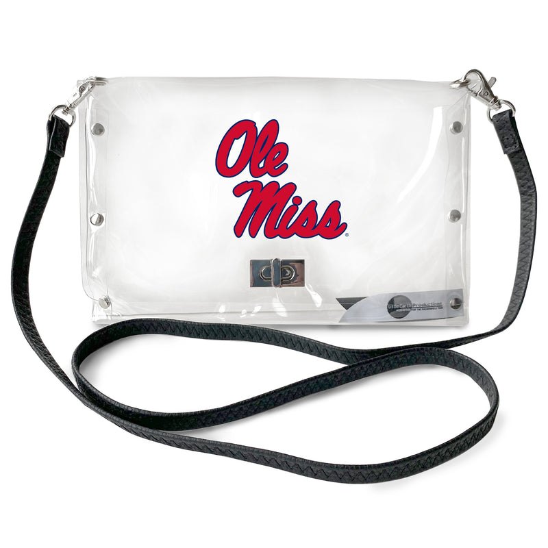 MS Ole Miss Rebels Clear Envelope Purse