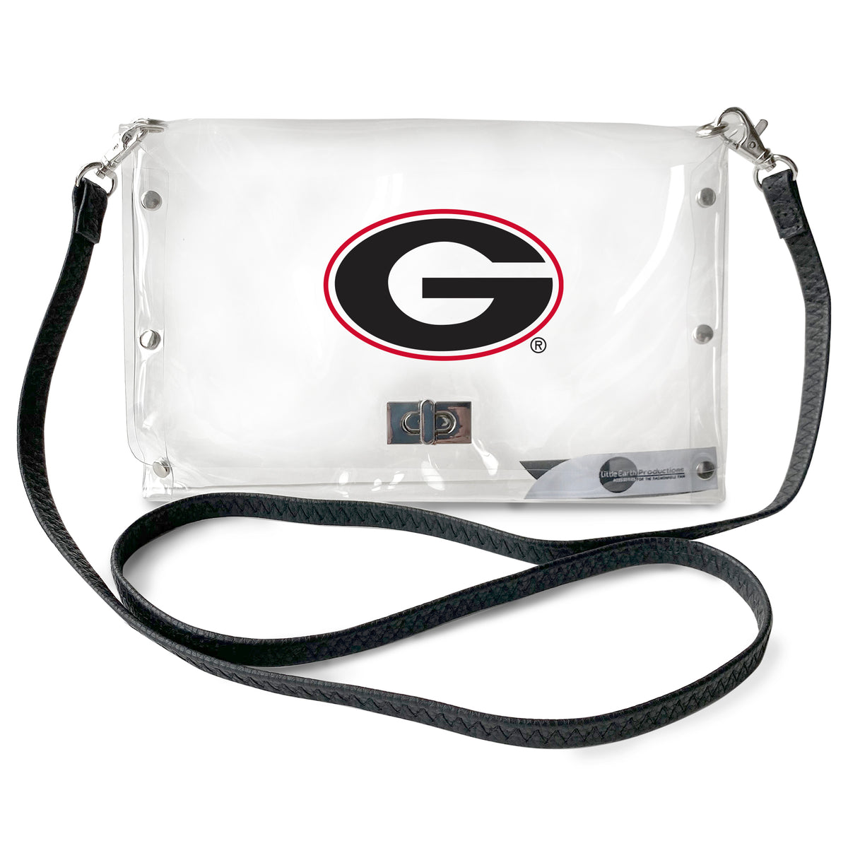 GA Bulldogs Clear Envelope Purse