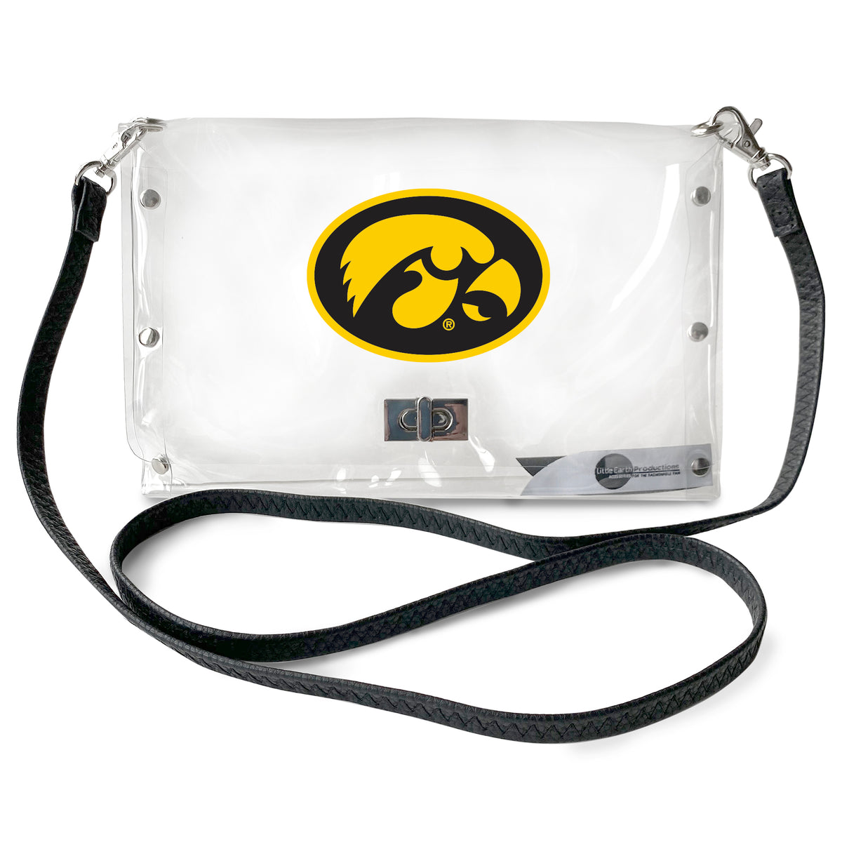 IA Hawkeyes Clear Envelope Purse