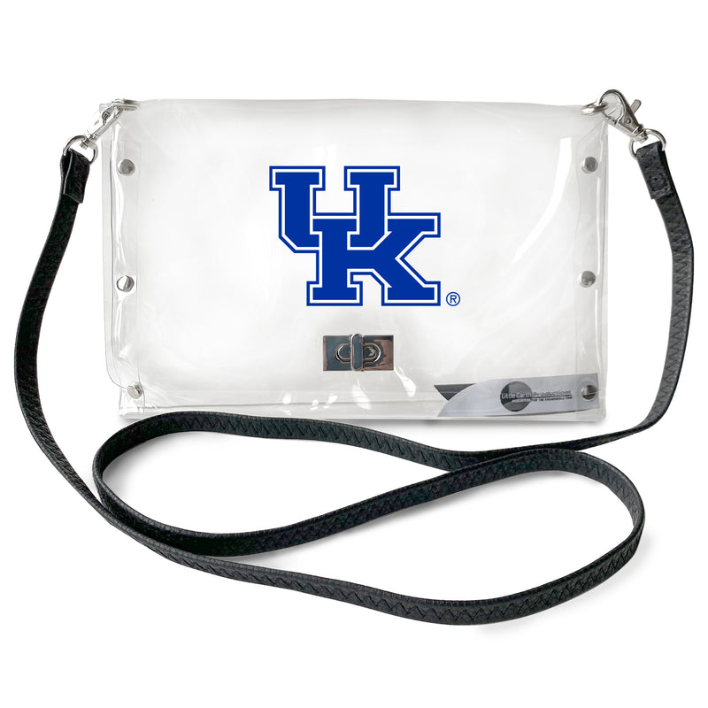 KY Wildcats Clear Envelope Purse