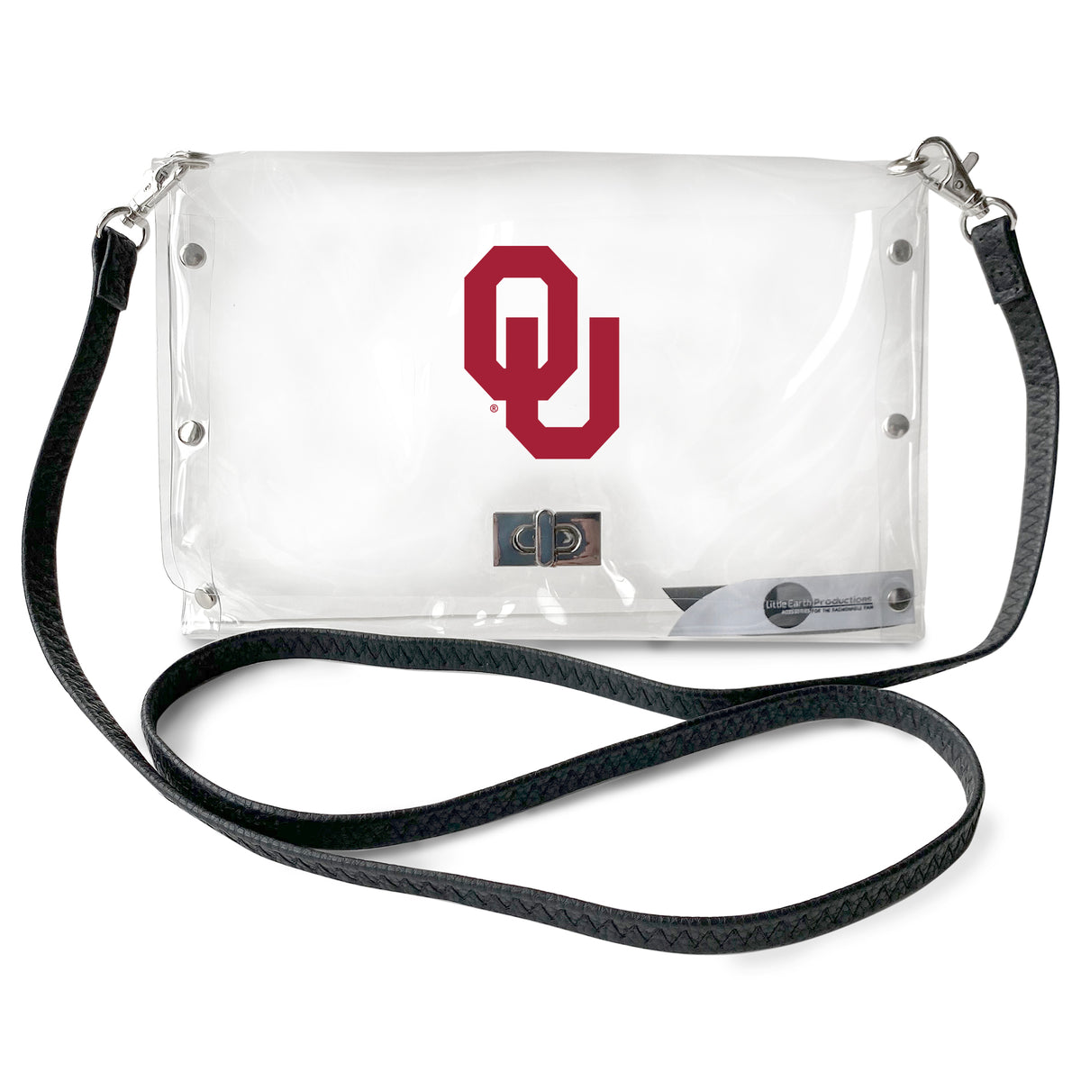 OK Sooners Clear Envelope Purse