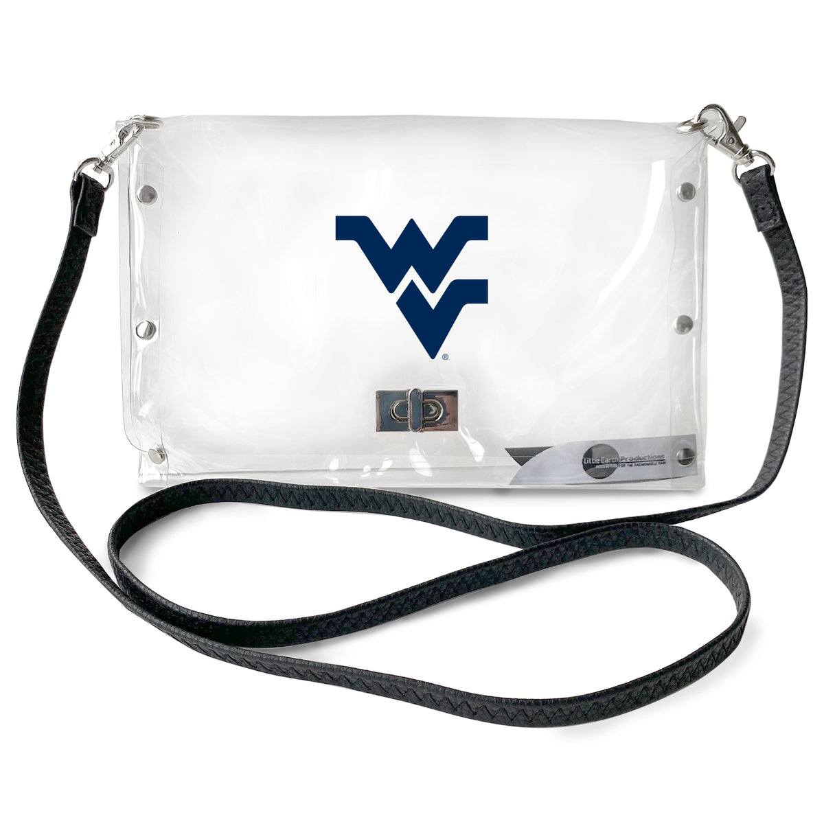 WV Mountaineers Clear Envelope Purse