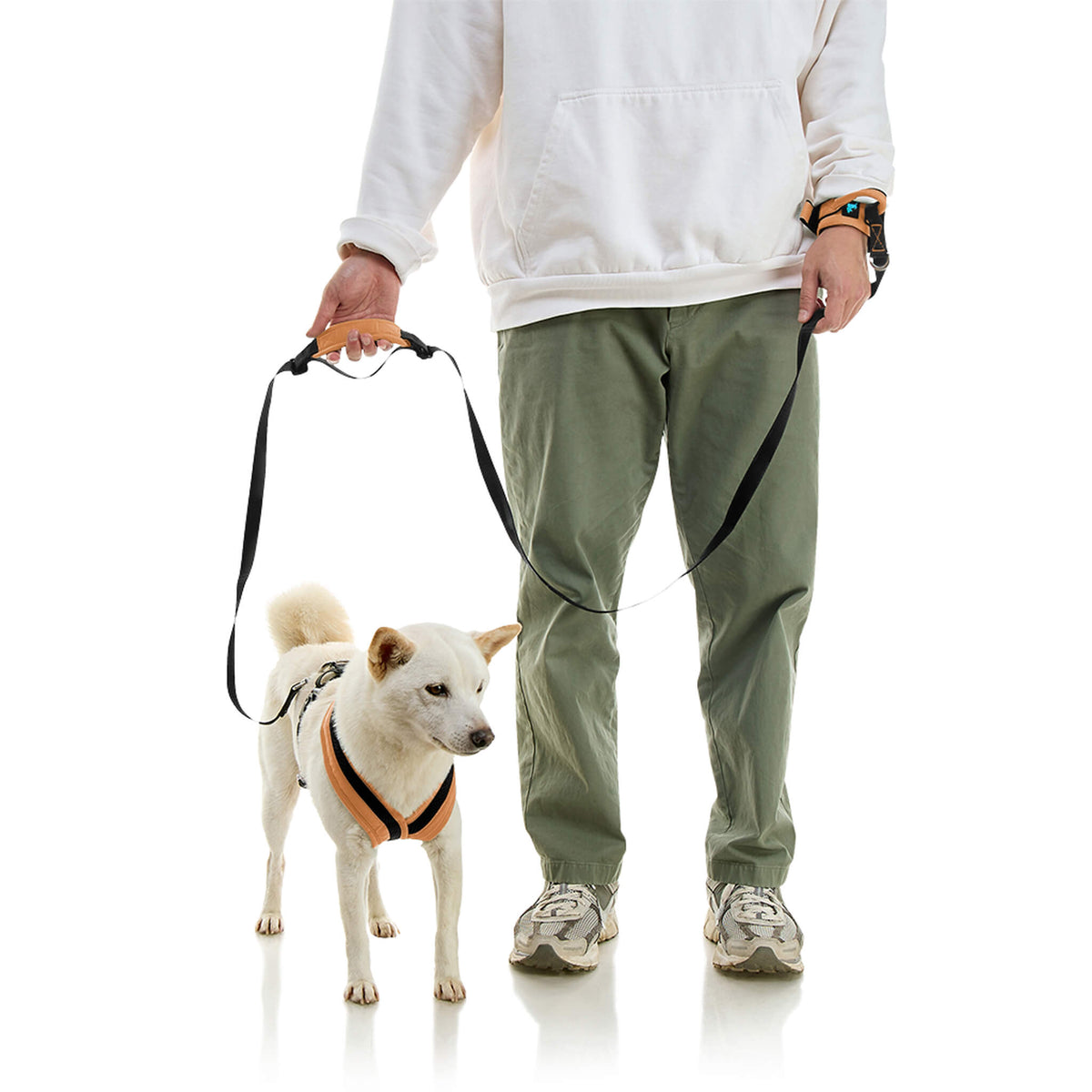 Wristband Surfer Leash w/ Traffic Handle