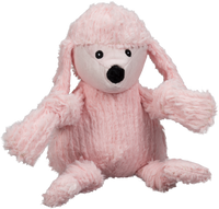 Diva Pink Poodle Knottie® Plush Dog Toy