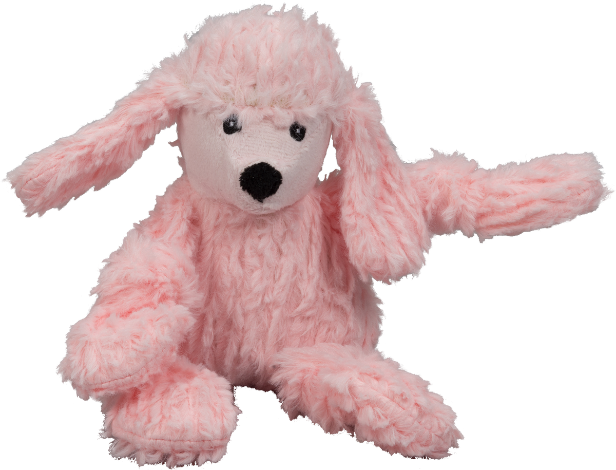 Diva Pink Poodle Knottie® Plush Dog Toy
