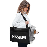 MO Tigers Furry Fan Pet Carrier