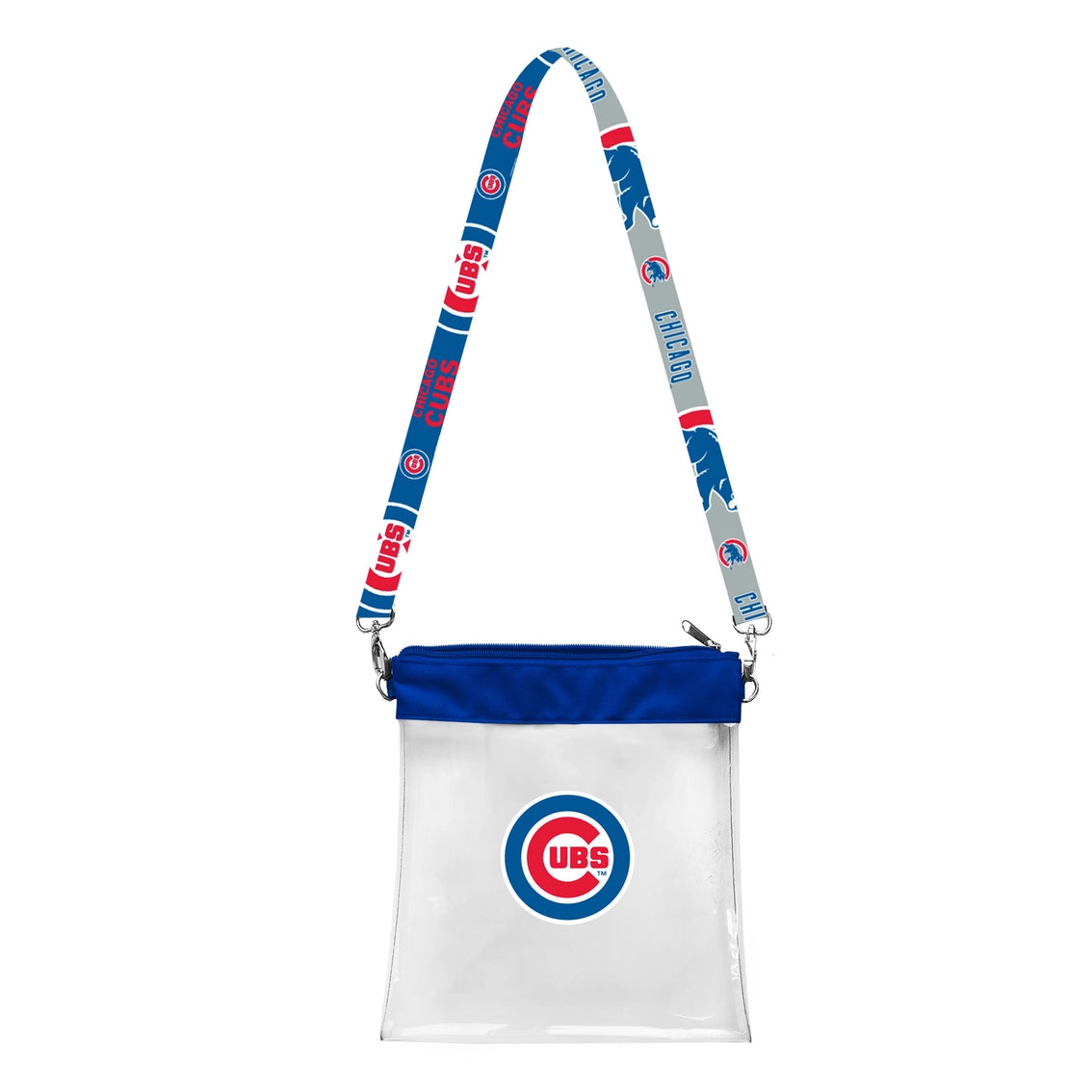 Chicago Cubs Clear Pattern Strap Bag