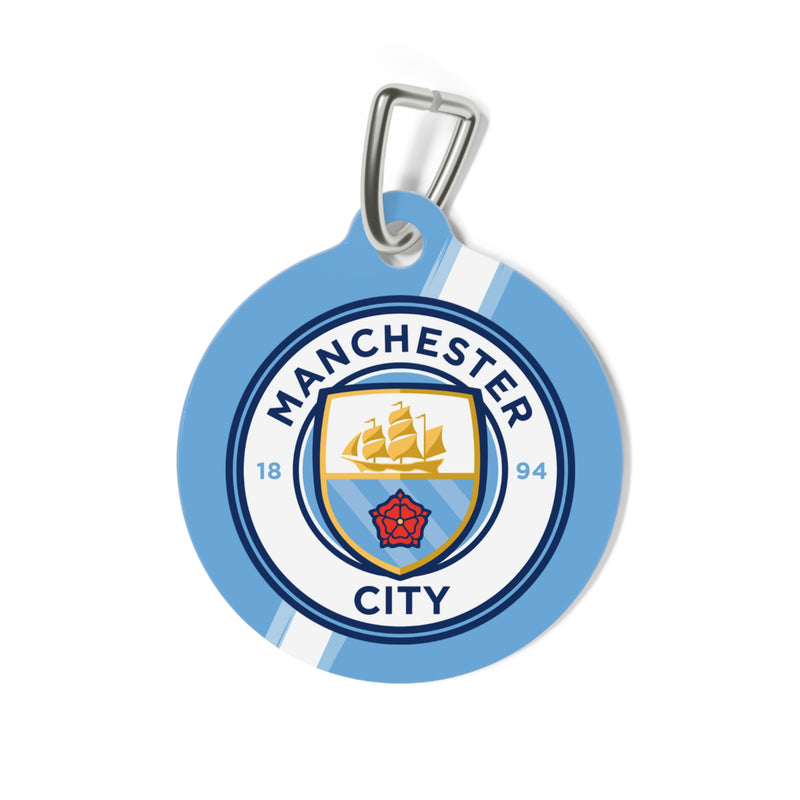 Manchester City FC 25/26 Home Kit-Inspired Collar Charm