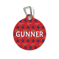 Arsenal FC 24/25 Kit Inspired Personalized Pet Tag