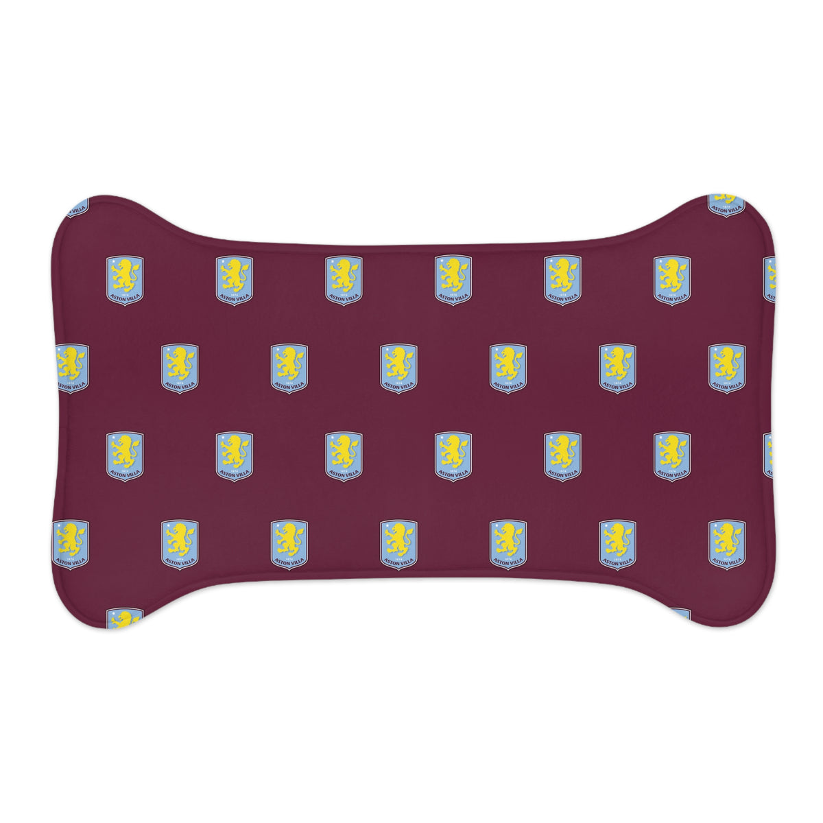 Aston Villa FC 24/25 Kit Inspired Pet Feeding Mats