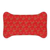 Arsenal FC 24/25 Kit Inspired Pet Feeding Mats