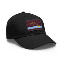Aston Villa FC 25/26 Home Kit-Inspired Leather Patch Baseball Hat