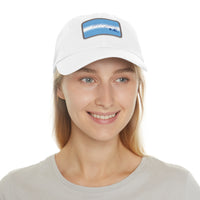 Manchester City FC 25/26 Home Kit-Inspired Leather Patch Baseball Hat