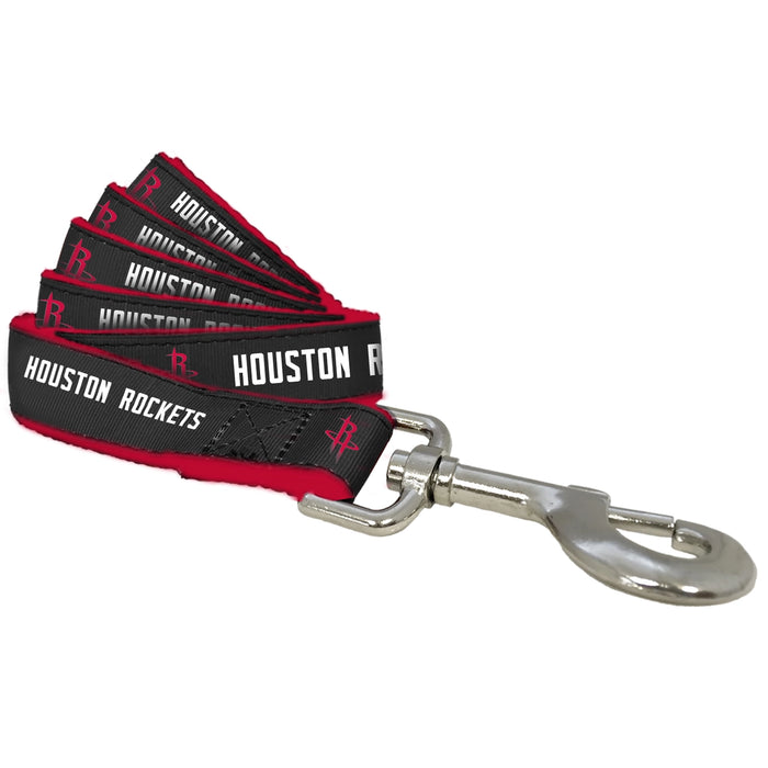 Houston Rockets Nylon Dog Collar and Leash