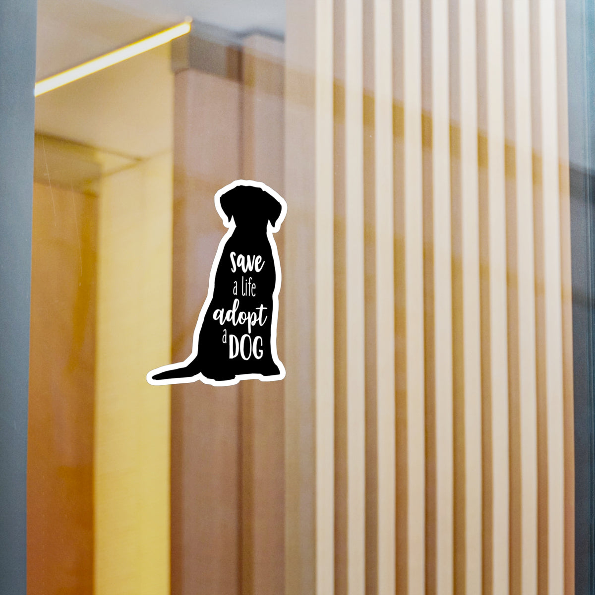 Save a Life, Adopt a Dog Vinyl Decals