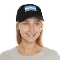 Manchester City FC 25/26 Home Kit-Inspired Leather Patch Baseball Hat