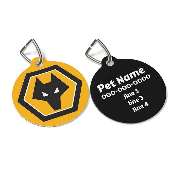 Wolverhampton FC 25/26 Home Kit-Inspired ID Tag