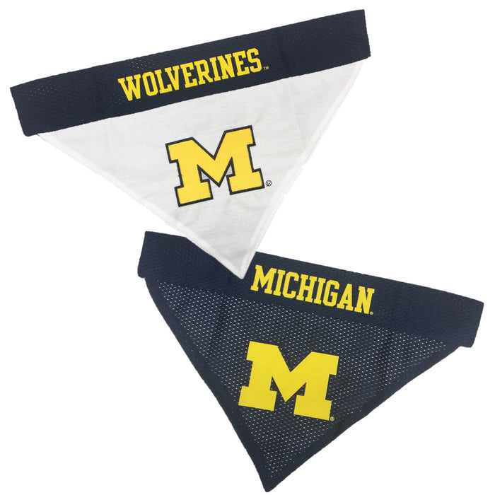 MI Wolverines Reversible Slide-On Bandana