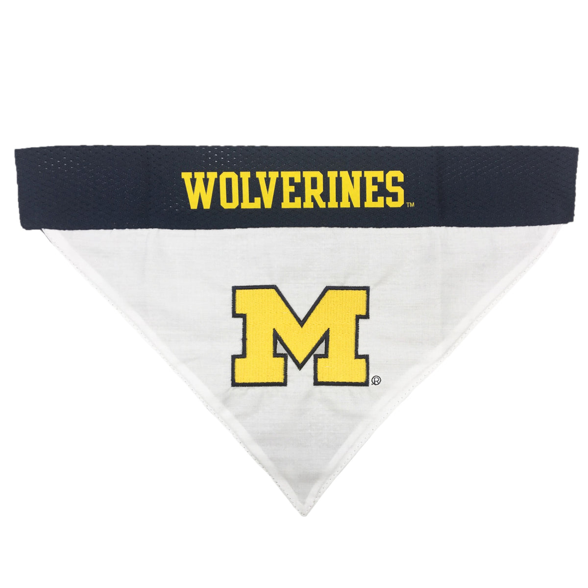 MI Wolverines Reversible Slide-On Bandana - Large/X-Large
