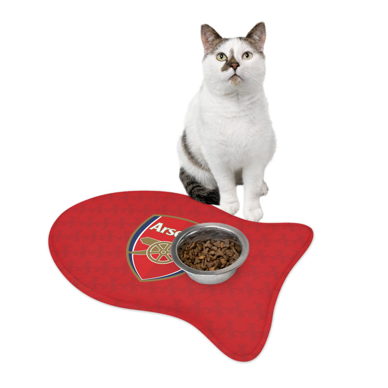 Arsenal FC 25/26 Home Kit Inspired Pet Feeding Mat - Different Styles
