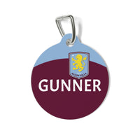 Aston Villa FC 24/25 Kit Inspired Personalized Pet Tag