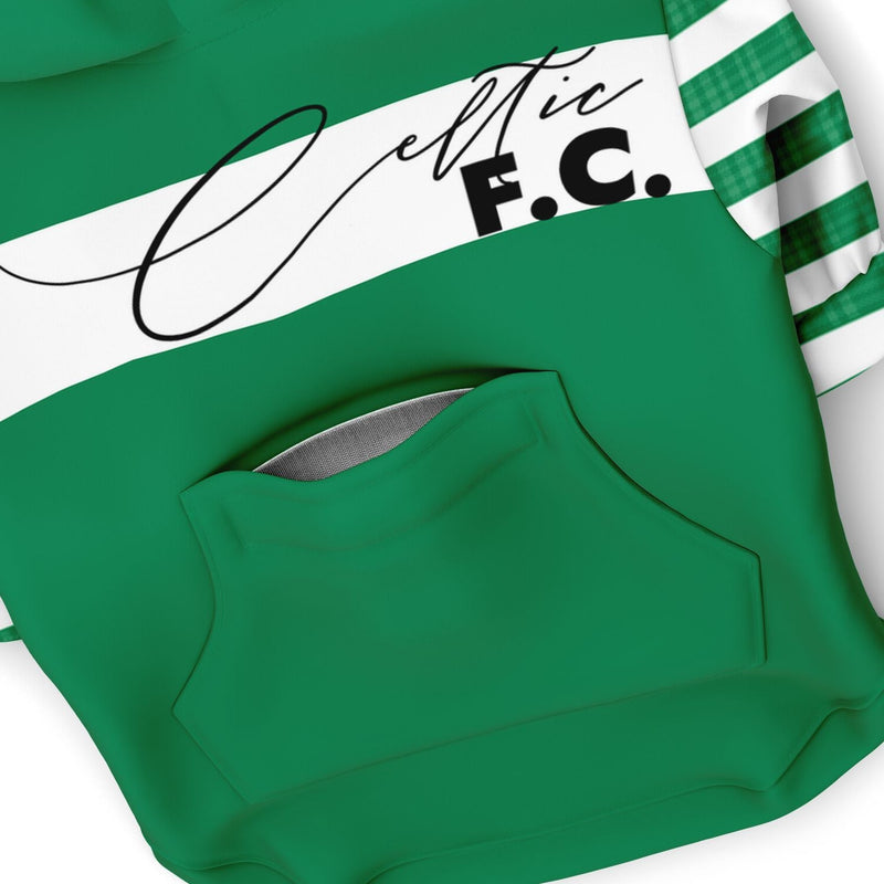 Celtic FC 25/26 Home Kit-Inspired Zip Hoodie