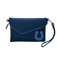 Indianapolis Colts Fold-Over Crossbody Pebble Purse