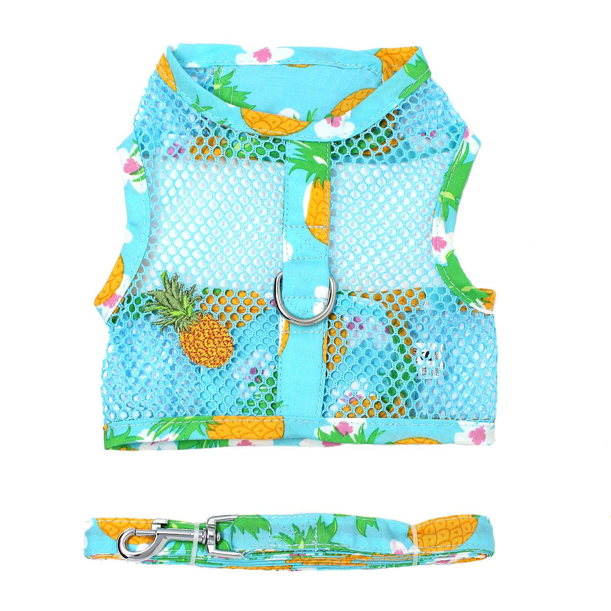 Pineapple Luau Cool Mesh Harness with Leash