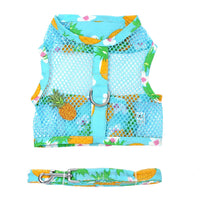 Pineapple Luau Cool Mesh Harness with Leash