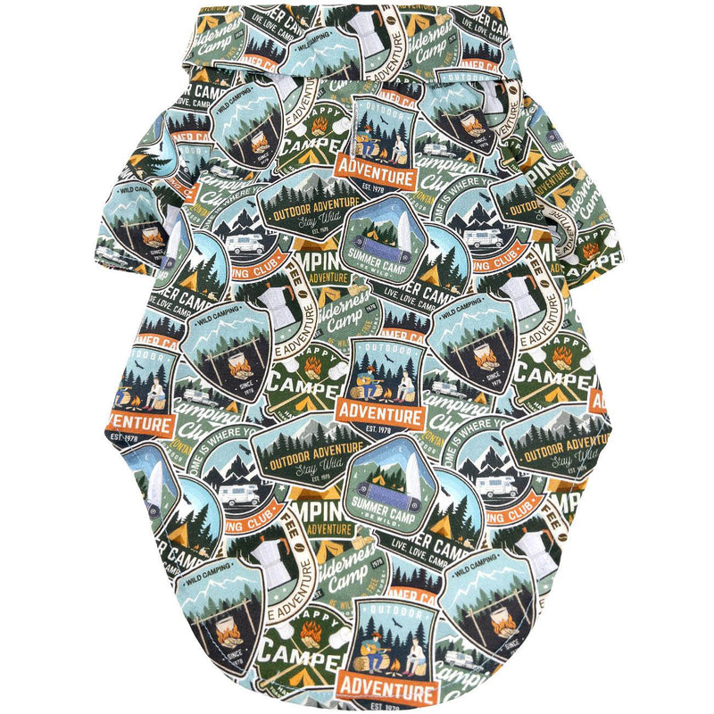 Camping Adventures Hawaiian Camp Shirt