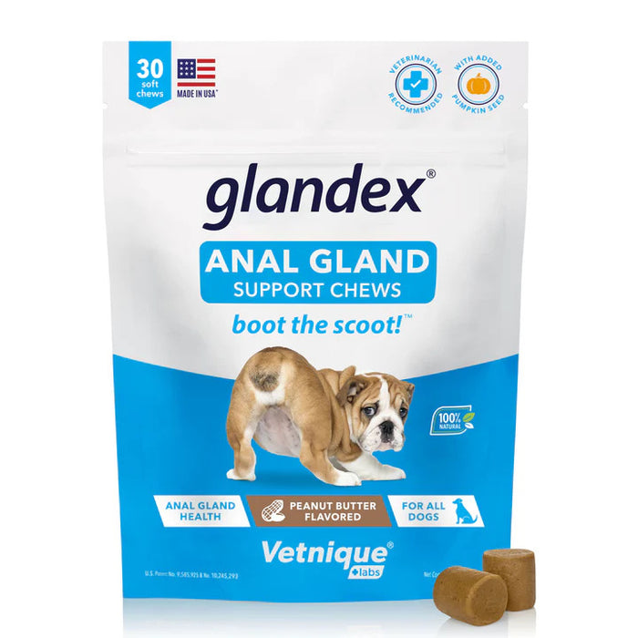 Glandex Anal Gland Support Soft Chew Peanut Butter