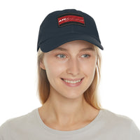 AFC Bournemouth 25/26 Home Kit-Inspired Leather Patch Baseball Hat