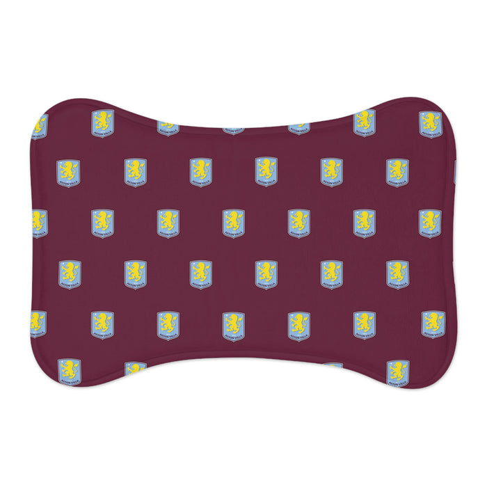 Aston Villa FC 24/25 Kit Inspired Pet Feeding Mats