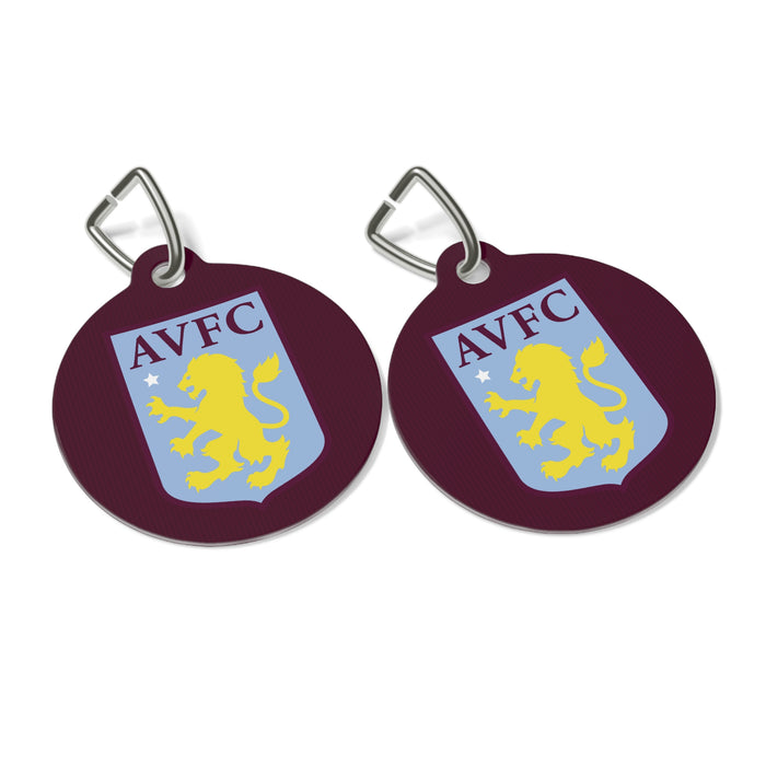 Aston Villa FC 25/26 Home Kit-Inspired Collar Charm