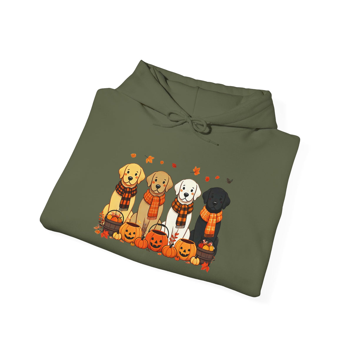 Labrador Retriever Autumn Unisex Heavy Blend™ Hooded Sweatshirt