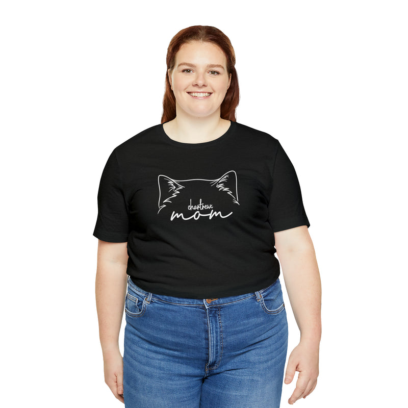 Chartreux Cat Mom Short Sleeve Tee