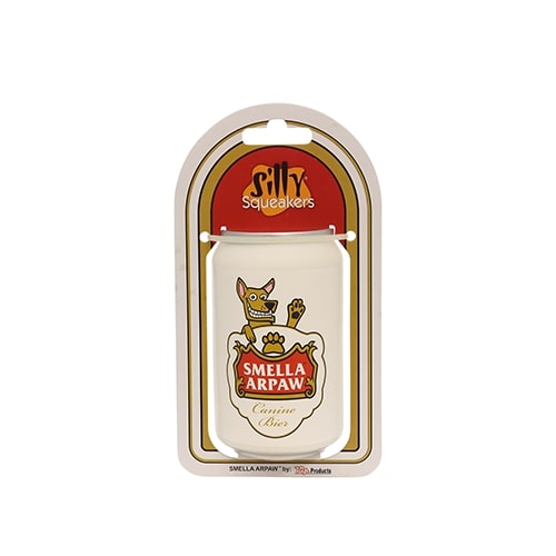 Silly Squeaker - Smella Arpaw Beer Can Toy