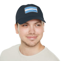 Manchester City FC 25/26 Home Kit-Inspired Leather Patch Baseball Hat