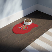 Arsenal FC 25/26 Home Kit Inspired Pet Feeding Mat - Different Styles