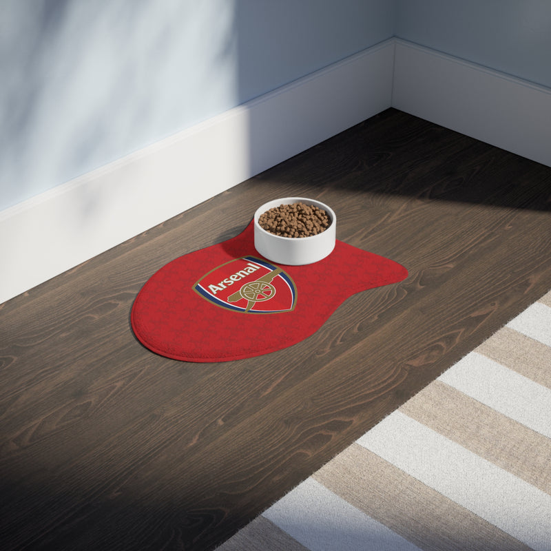 Arsenal FC 25/26 Home Kit Inspired Pet Feeding Mat - Different Styles