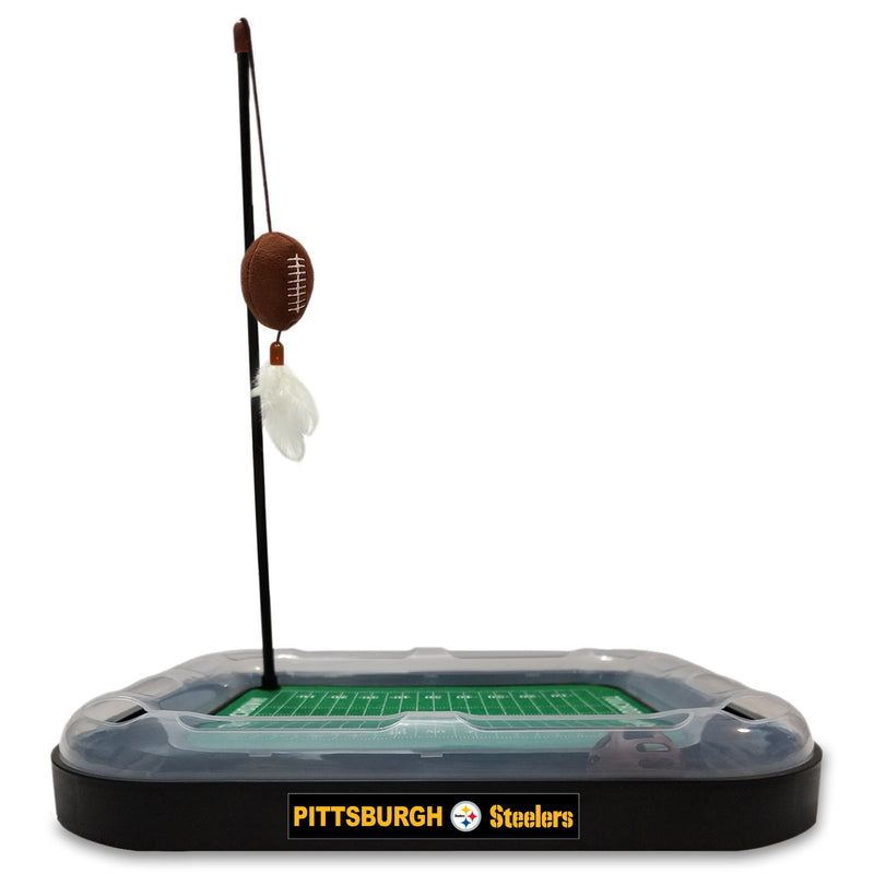 Pittsburgh Steelers Football Cat Scratcher Toy