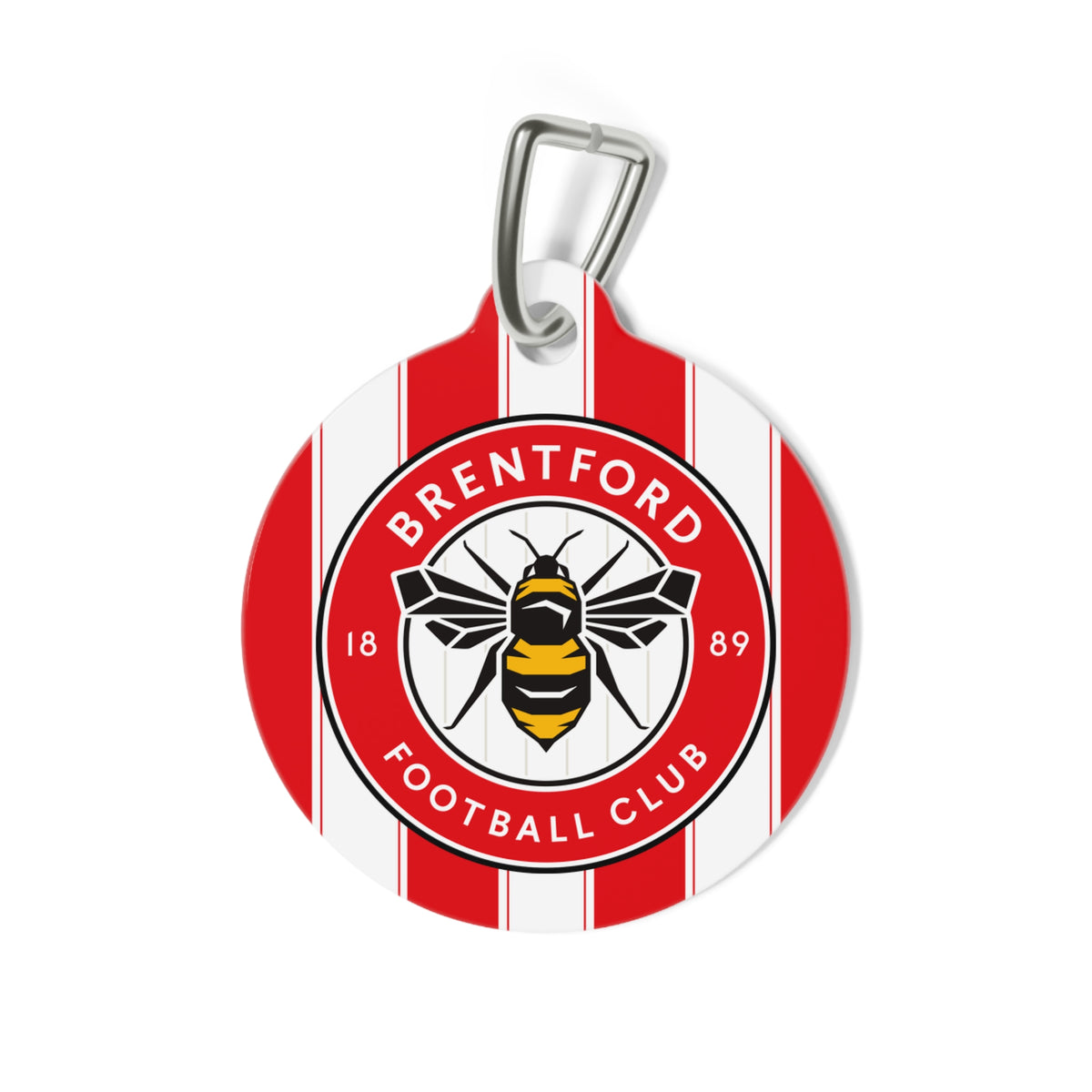 Brentford FC 25/26 Home Kit-Inspired Collar Charm